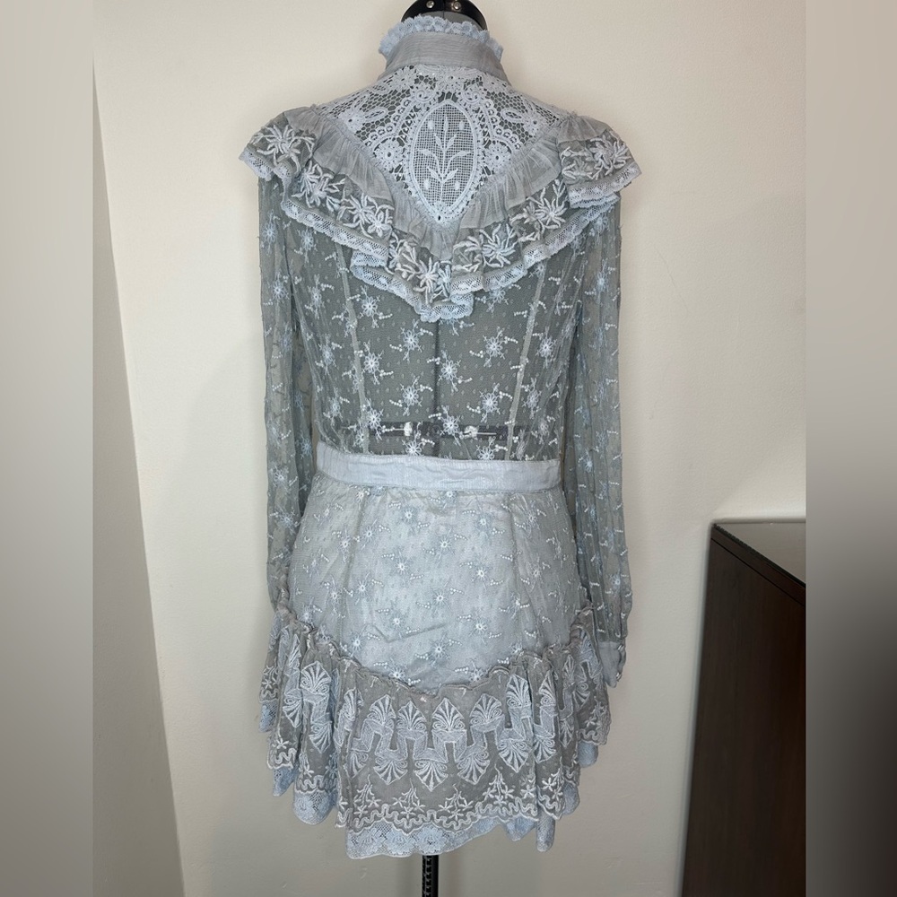 LOVESHACKFANCY
Trisha Lace Mini-Dress - Picture 3 of 15